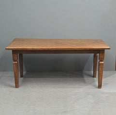 Vintage Rustic Teak Dining Table from Java, Indonesia, Circa 1940
