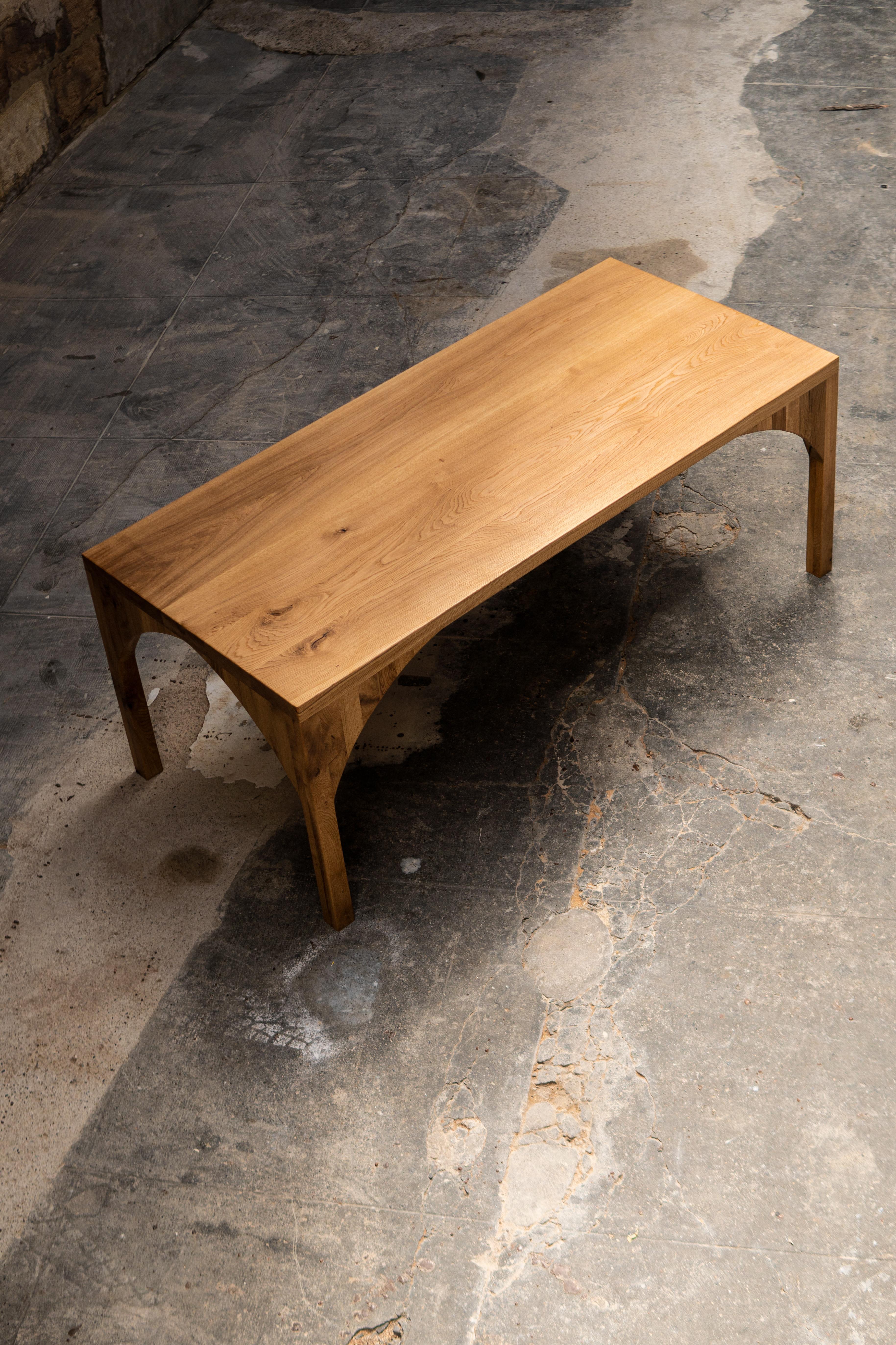 Chamfered The Bamba Dining Table For Sale