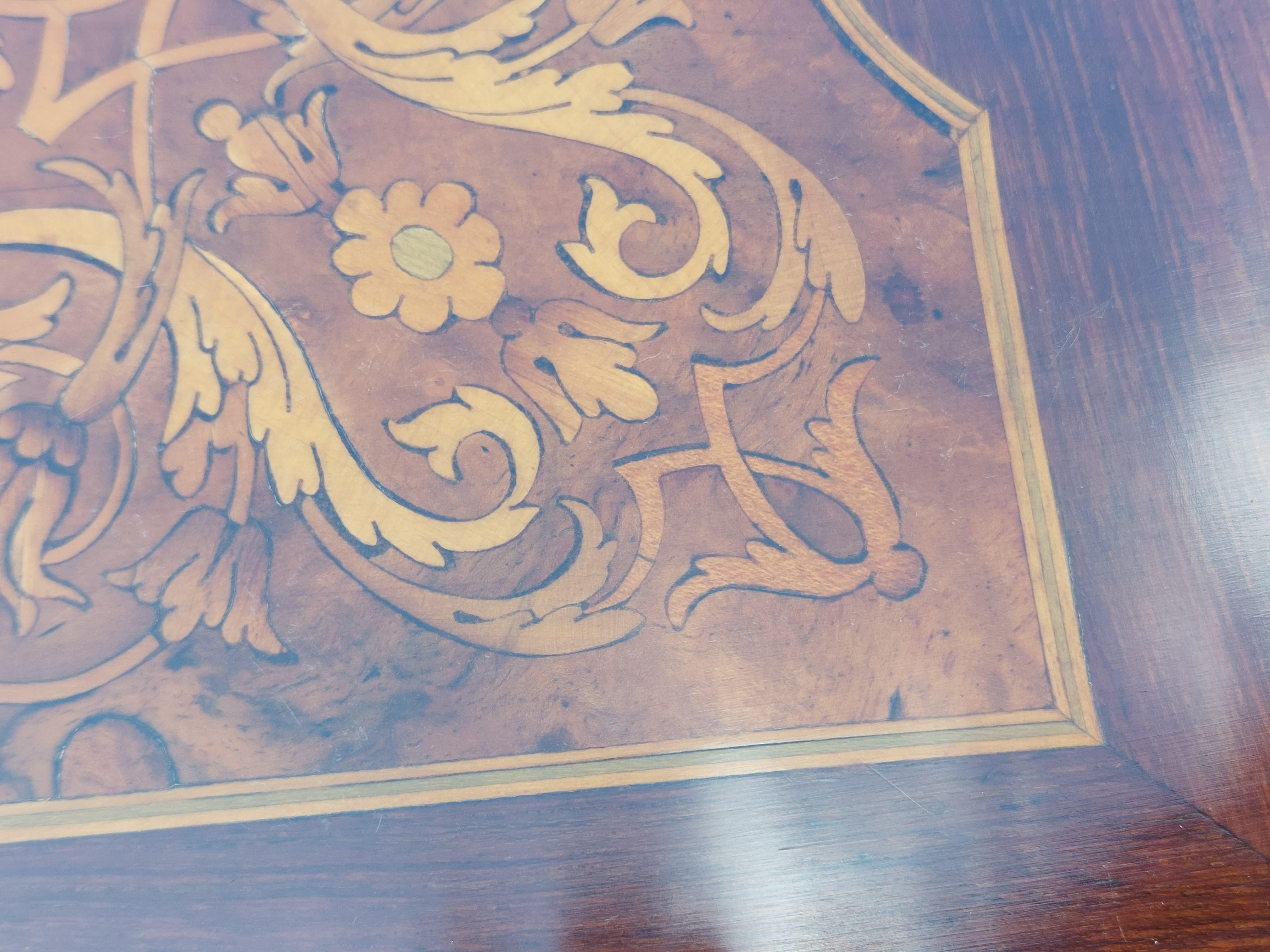 Ormolu Late 19thC Burr Walnut Card Table For Sale
