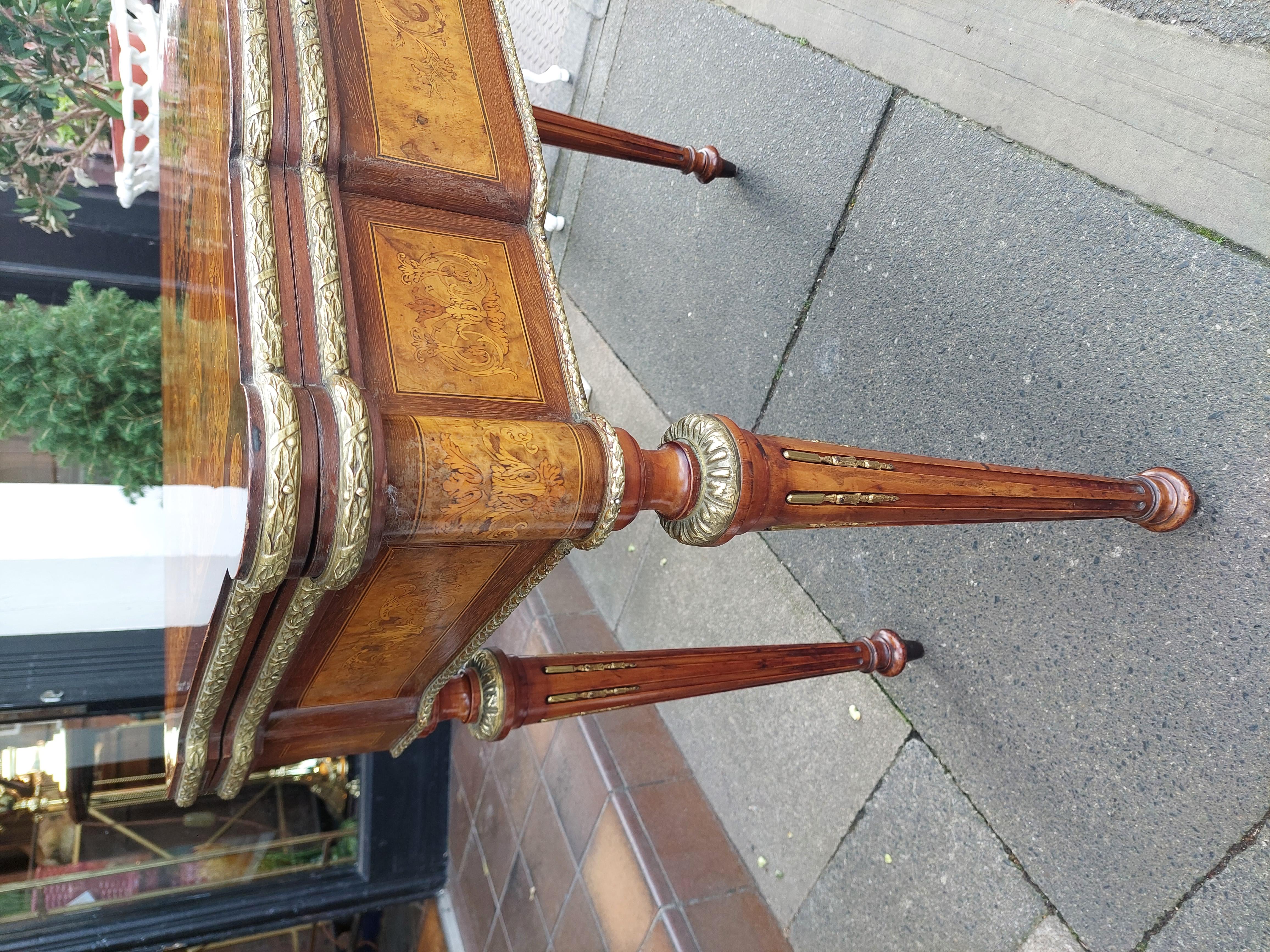 Louis XVI Late 19thC Burr Walnut Card Table For Sale