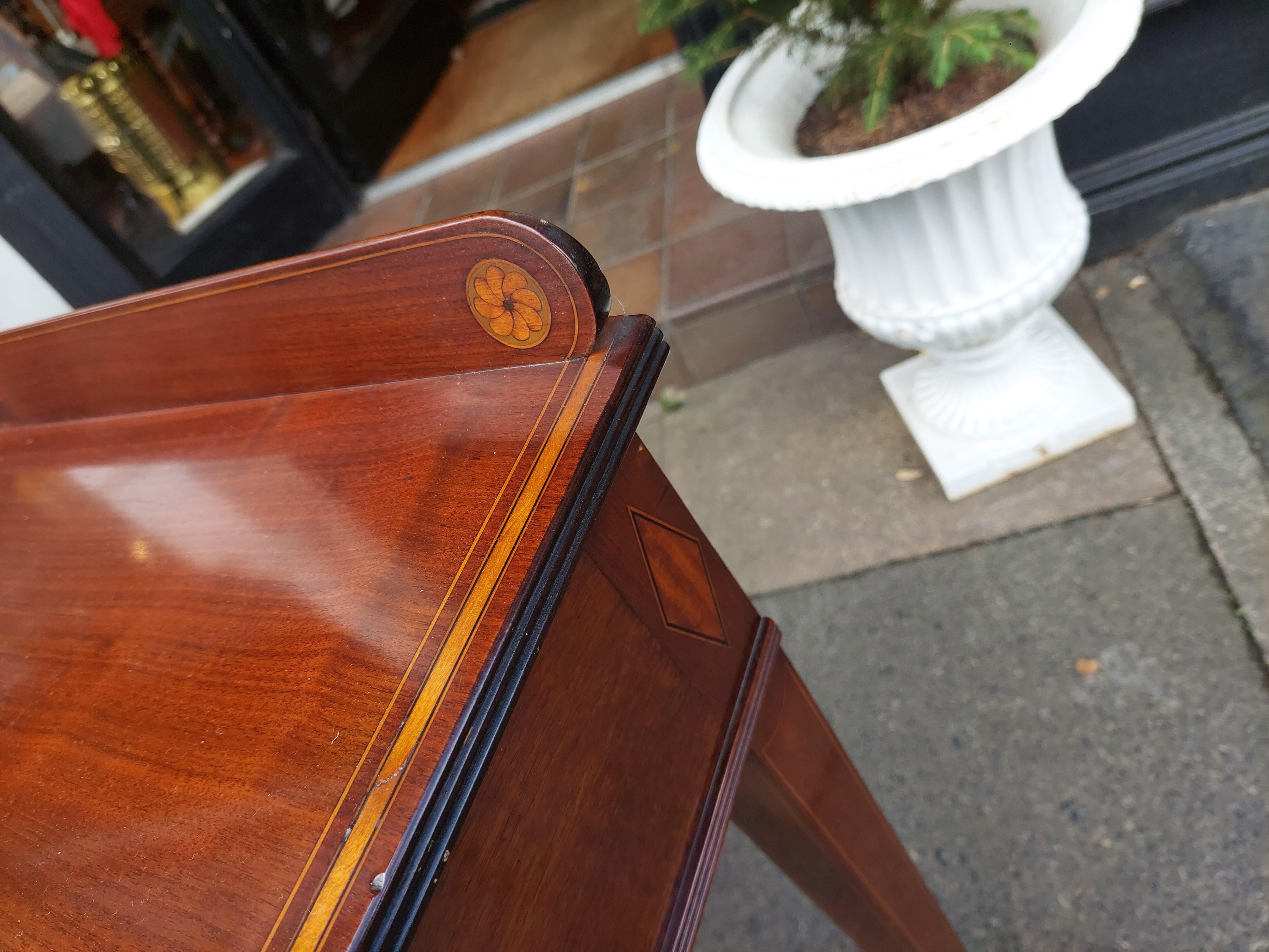 Edwardian Mahogany Hall Table by Edwards & Roberts For Sale 3