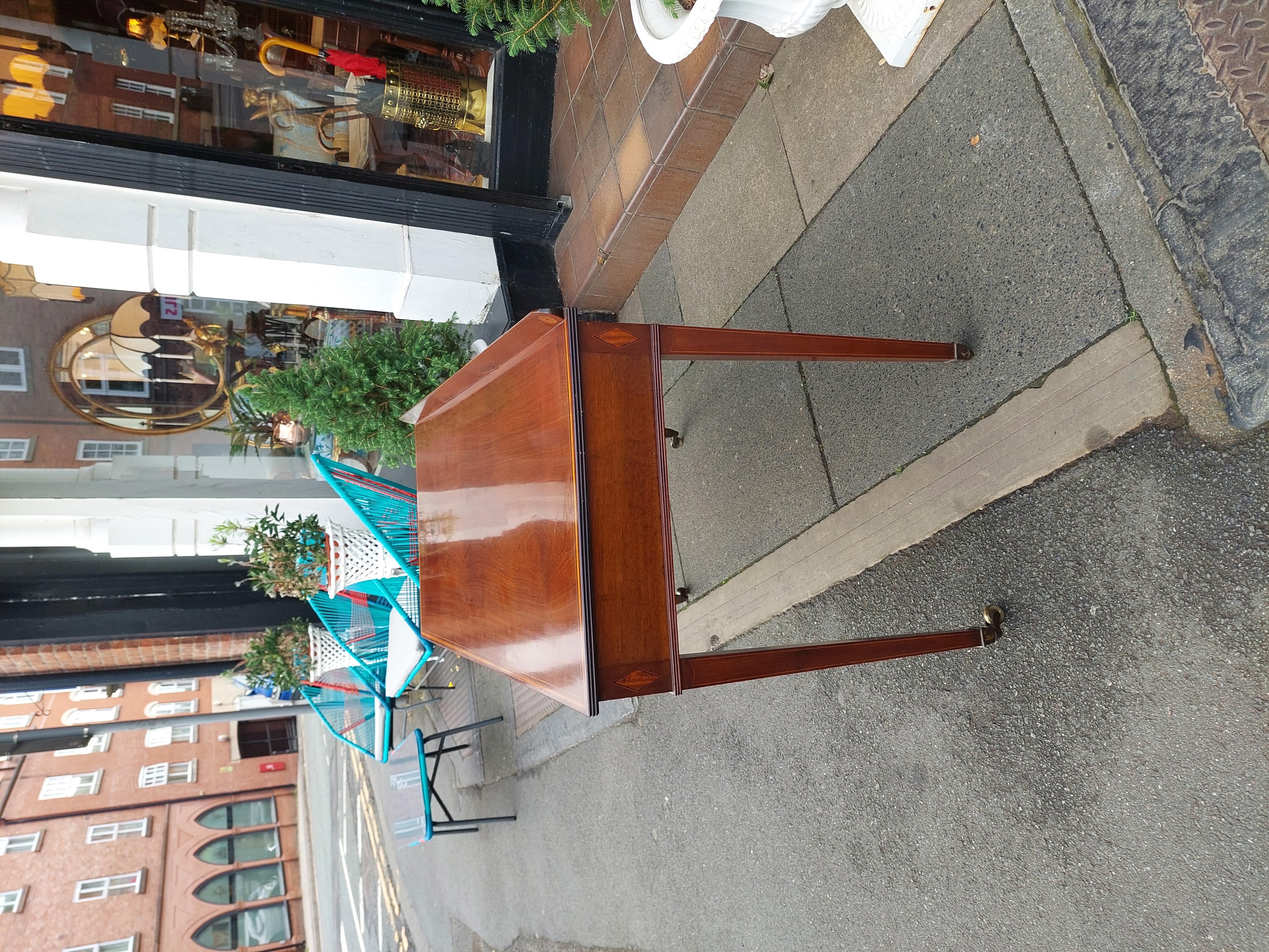 Edwardian Mahogany Hall Table by Edwards & Roberts For Sale 2