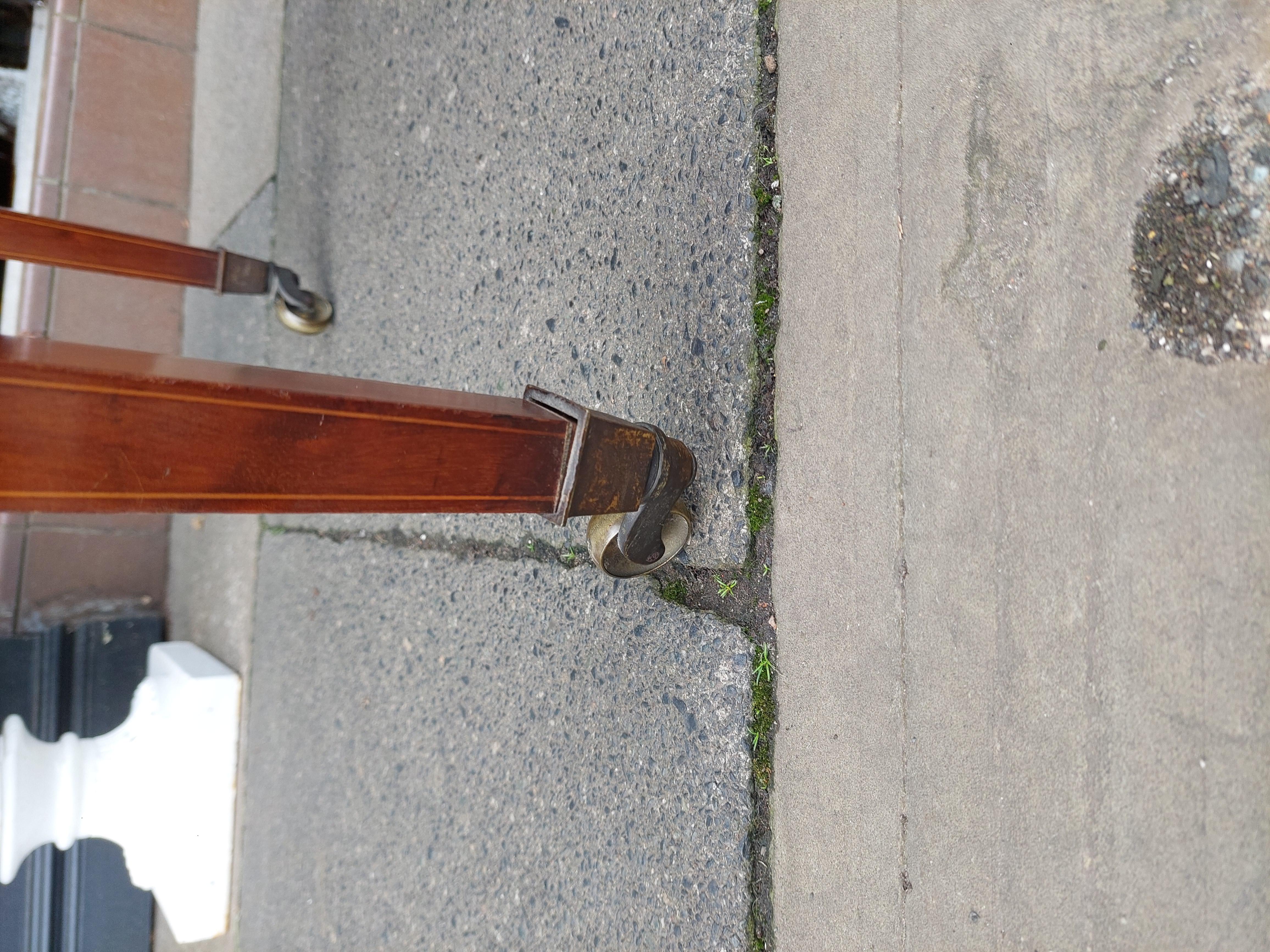 Edwardian Mahogany Hall Table by Edwards & Roberts For Sale 1