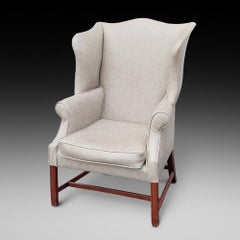 Victorian Mahogany Wing Back Armchair