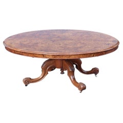 Good Victorian Burr Walnut Coffee Table