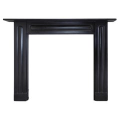 Irsih Black Kilkenny Marble Chimneypiece Fireplace Mantel