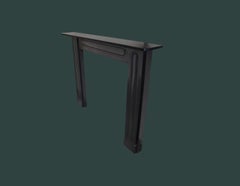 Irsih Black Kilkenny Marble Chimneypiece Fireplace Mantel