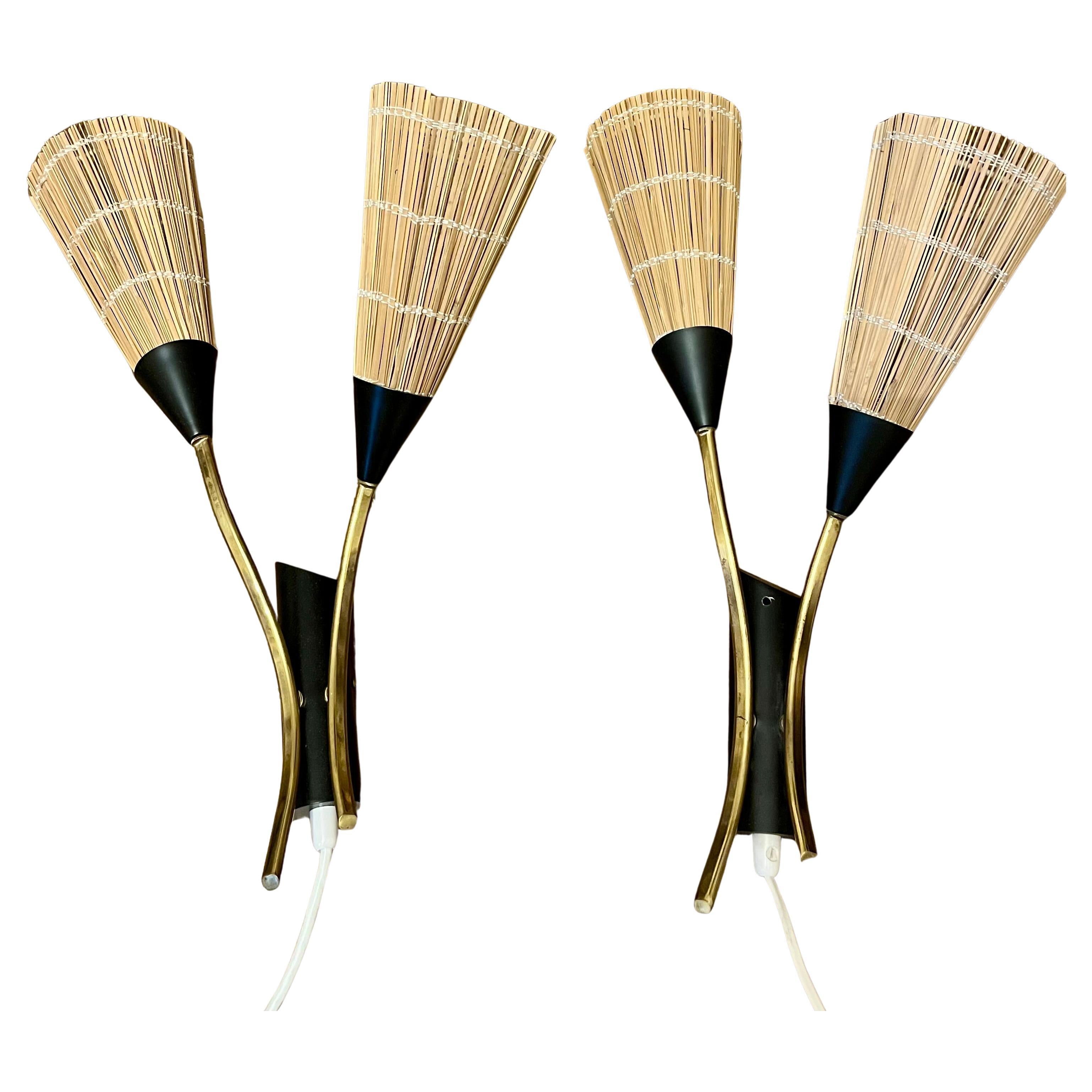 Itsu, Wandlampenpaar, Model No. EY76. Jahr 1950 im Angebot