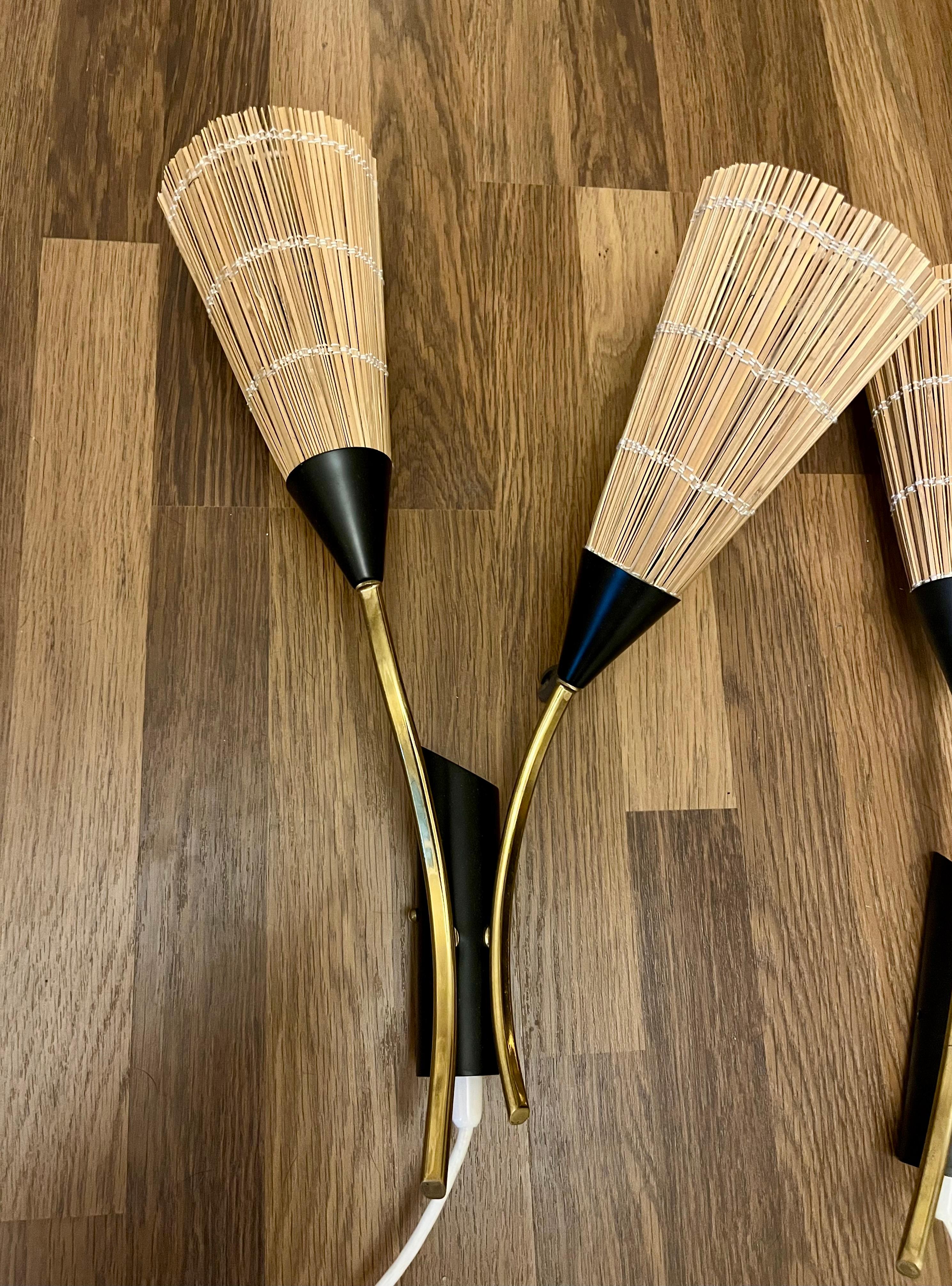 Itsu, Wandlampenpaar, Model No. EY76. Jahr 1950 (Finnisch) im Angebot