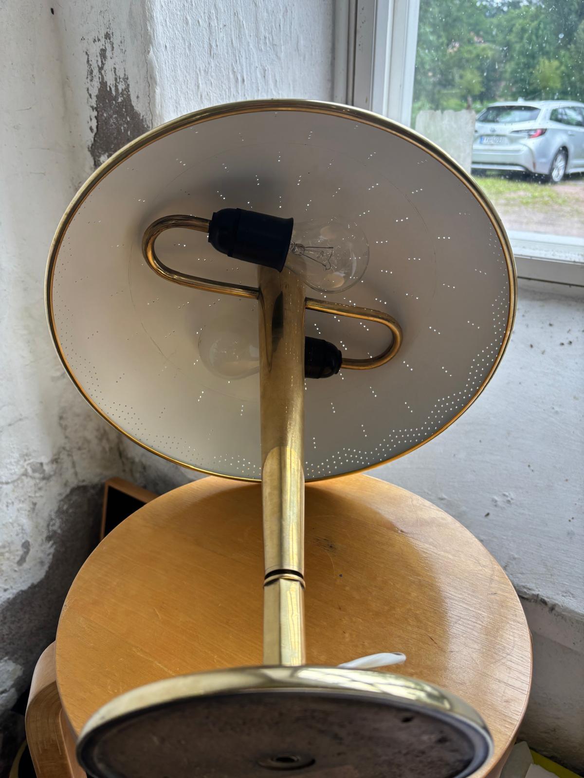 Metalwork Paavo Tynell, Table lamp; Model 5061 TAITO. 1950 For Sale