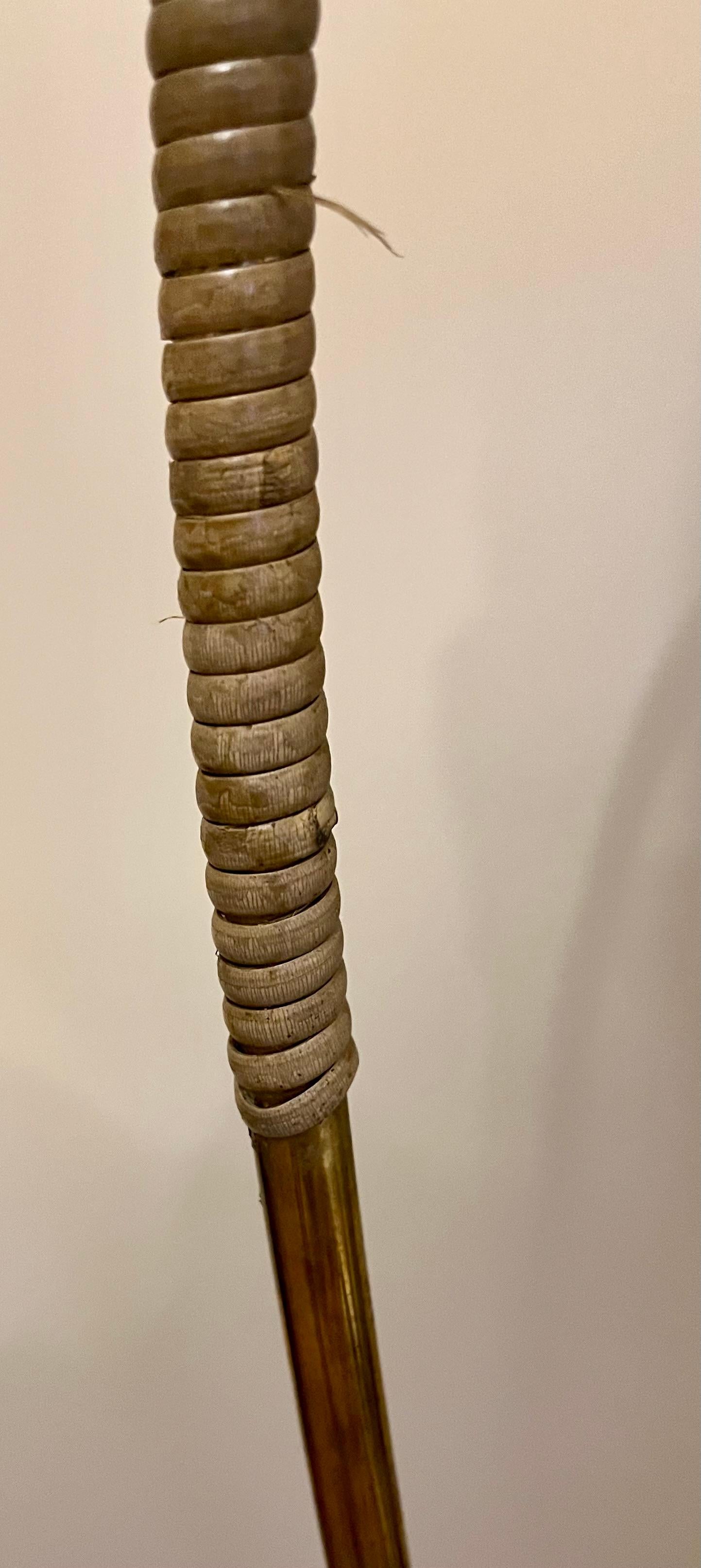 ITSU, Finnish design; Brass Floor Lamp: 1950’s In Good Condition For Sale In Hyvinkää, FI
