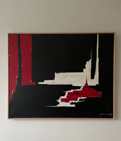 Abstract landscape 1973 by Jean-Marc David