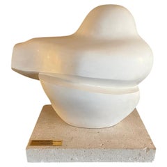 Large Abstract Plaster Sculpture by Frederick Leslie Kenett, 1980s