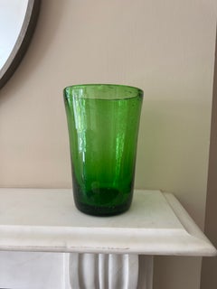 French Heavy bubble glass vase c.1960’s