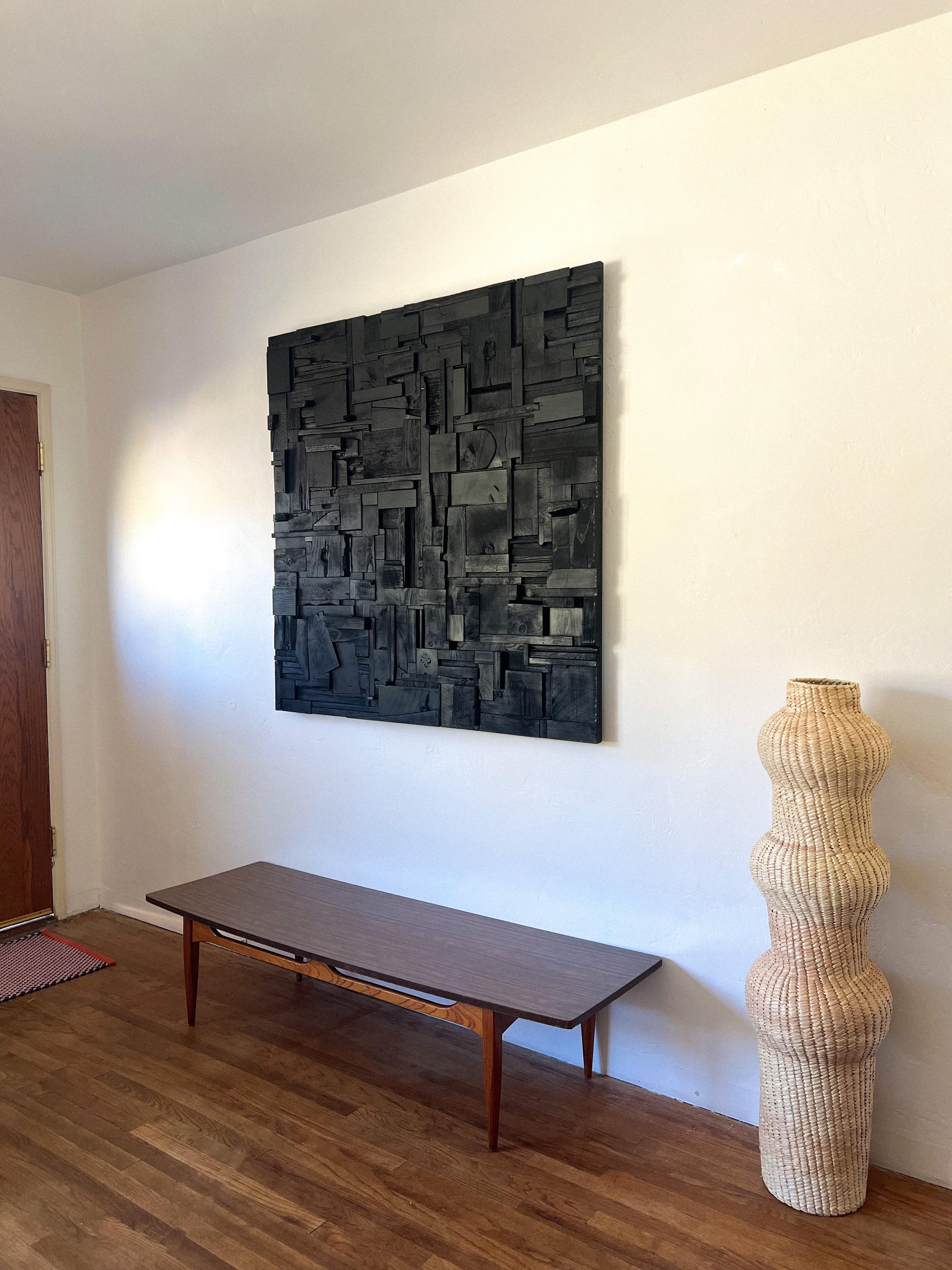 Large Scale Brutalist Collage Wall Sculpture For Sale 1