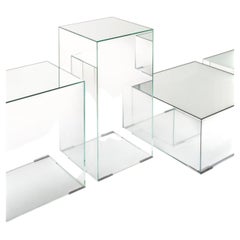 Illusion Hoher Beistelltisch / Sockel von Jean-Marie Massaud für Glas Italia