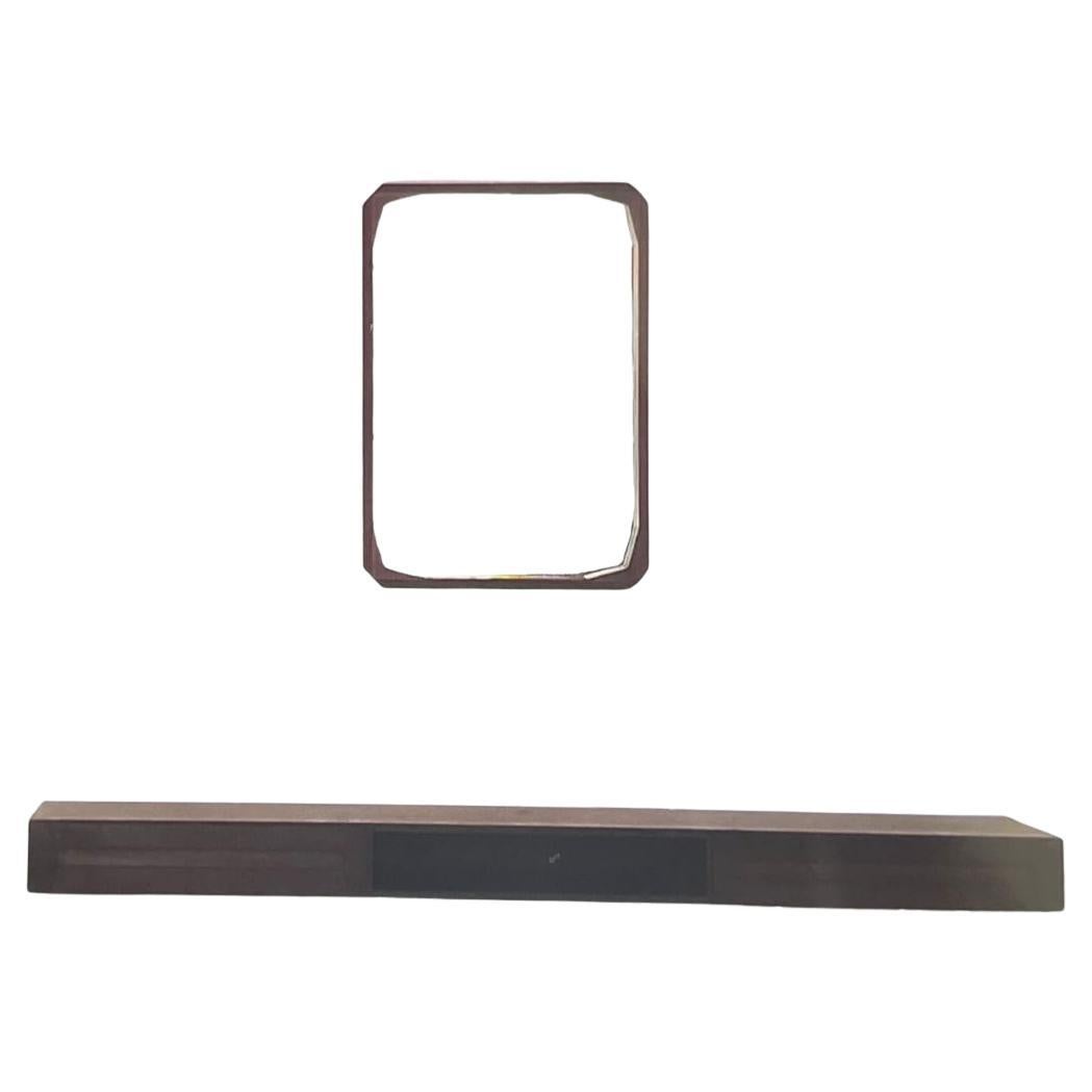 Vintage Entryway Set – Wall Console & Mirror , 1960s
