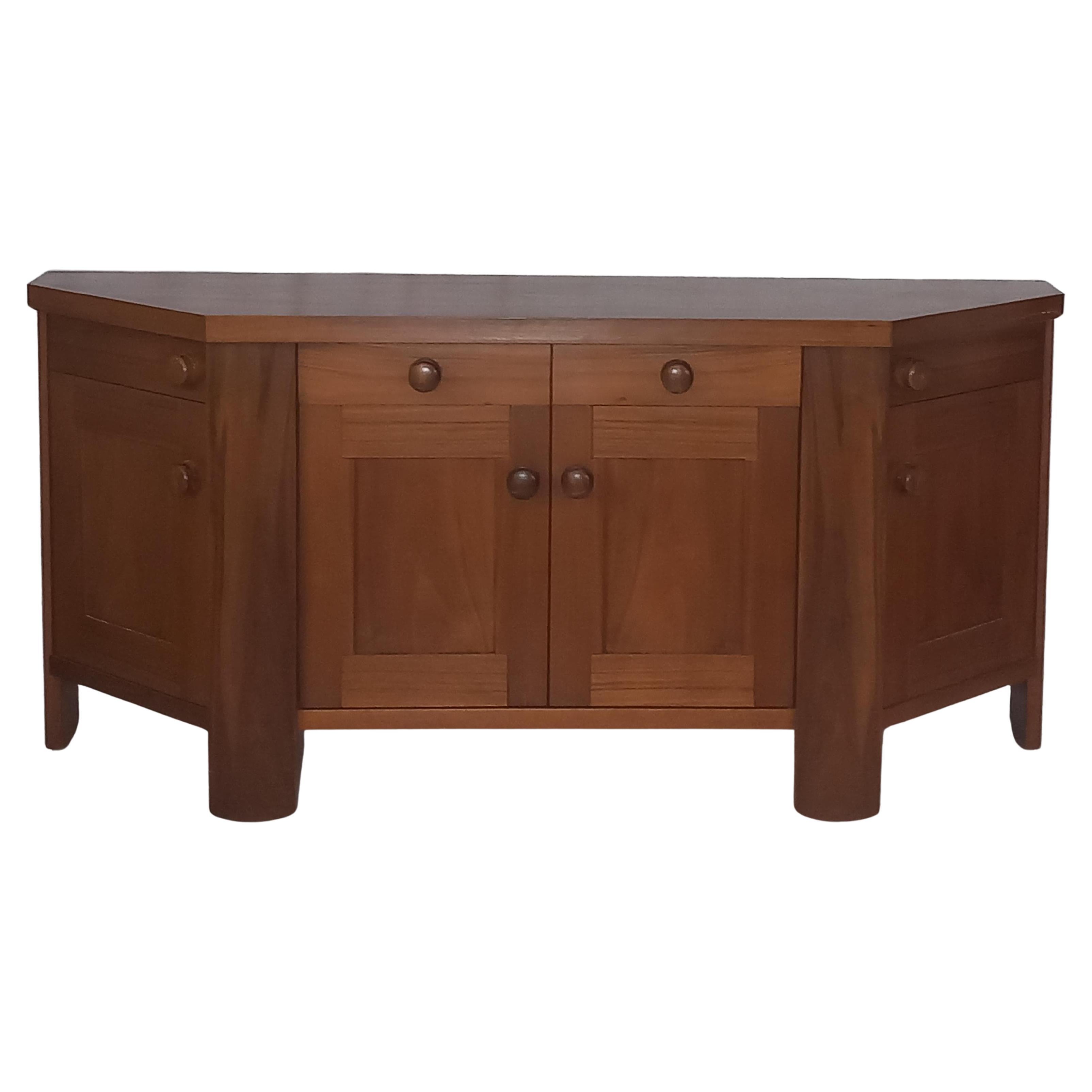 Walnut Sideboard by Silvio Coppola for Bernini, 70s