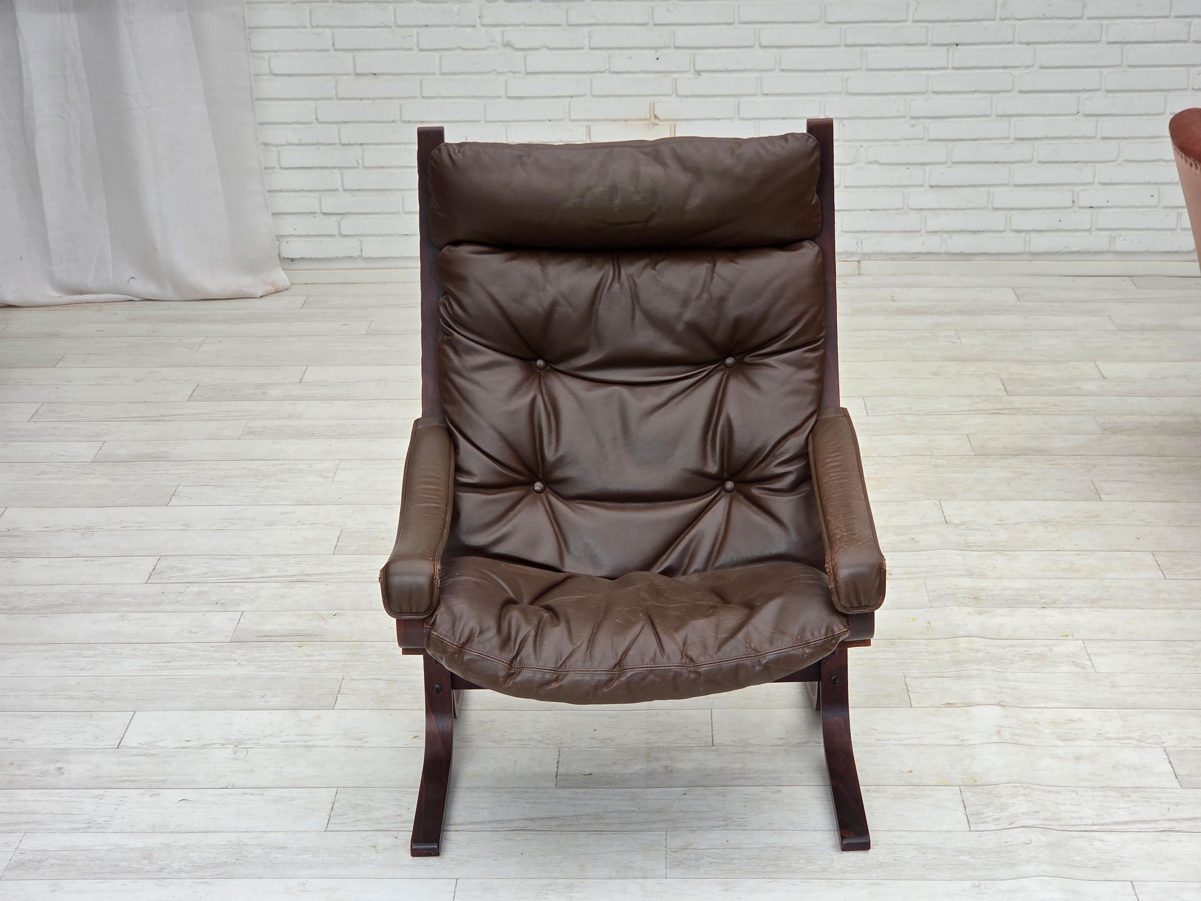 Norvégien Années 1970, design norvégien d'Ingmar Relling pour Westnofa, modèle 