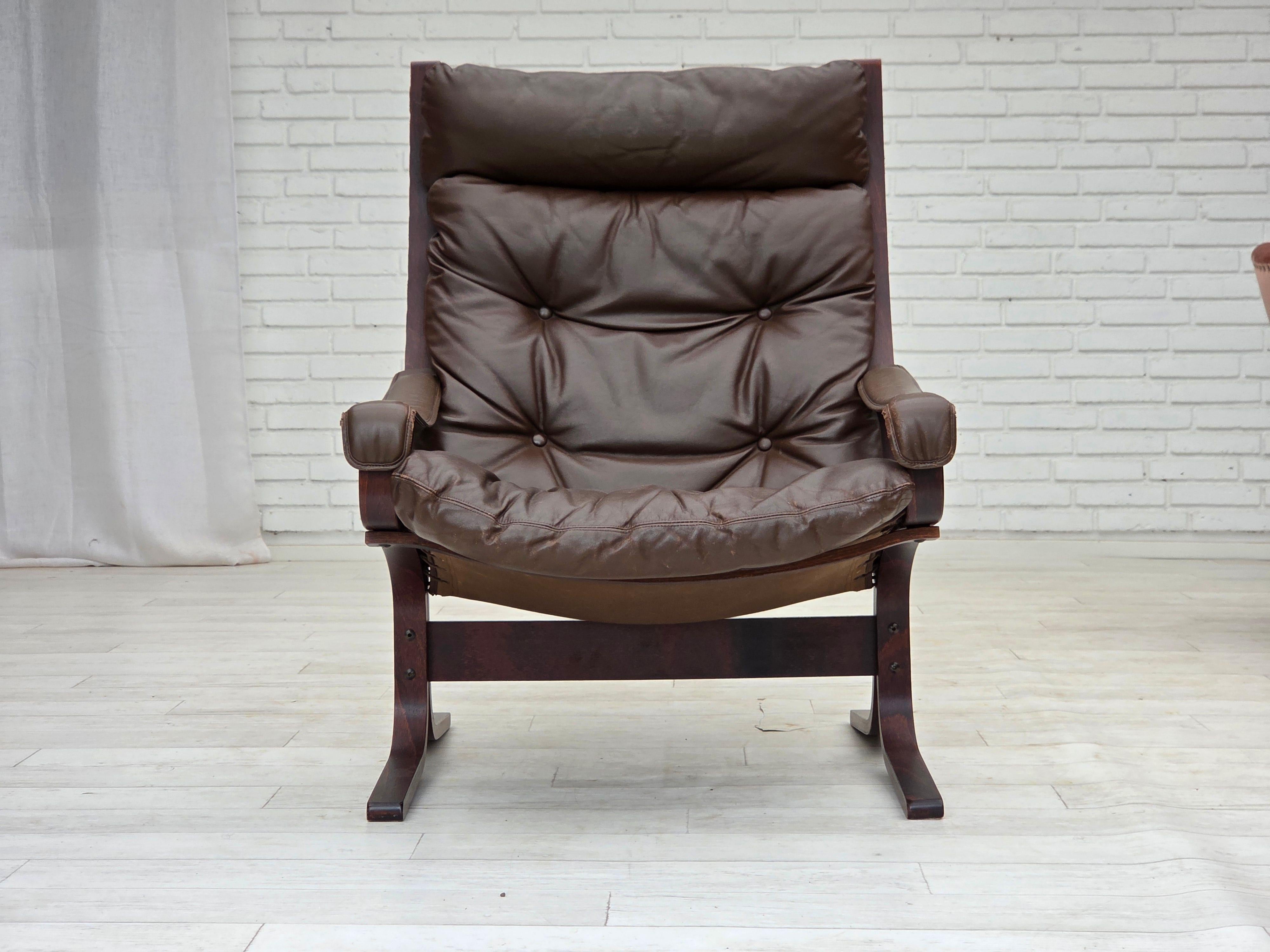 Scandinave moderne Années 1970, design norvégien d'Ingmar Relling pour Westnofa, modèle 