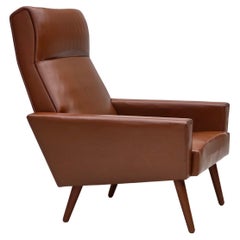 1970s, Danish highback armchair by Vejen Polstermøbelfabrik, original condition.
