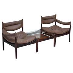1970s, Danish design by Kristian Vedel, modular sofa, model Modus.