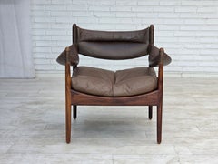 Anni '70, design danese di Kristian Vedel, poltrona modello "Modus".