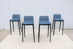 Minimalist Piergiorgio Cazzaniga for Andreu World Flex Bar Stools - Set of 4