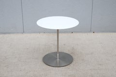 Minimalist Jephson Robb for Bernhardt Design Quiet Round Occasional Side Table