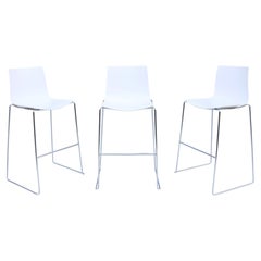 Italian Lievore Altherr Molina for Arper Stackable Catifa Bar Stools, Set of 3