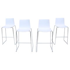 Italian Lievore Altherr Molina for Arper Stackable Catifa Bar Stools, Set of 4