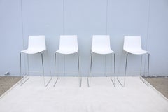 Italian Lievore Altherr Molina for Arper Stackable Catifa Bar Stools, Set of 4