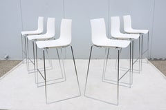 Lievore Altherr Molina for Arper Stackable Catifa Bar Stools, Set of Six, Italy