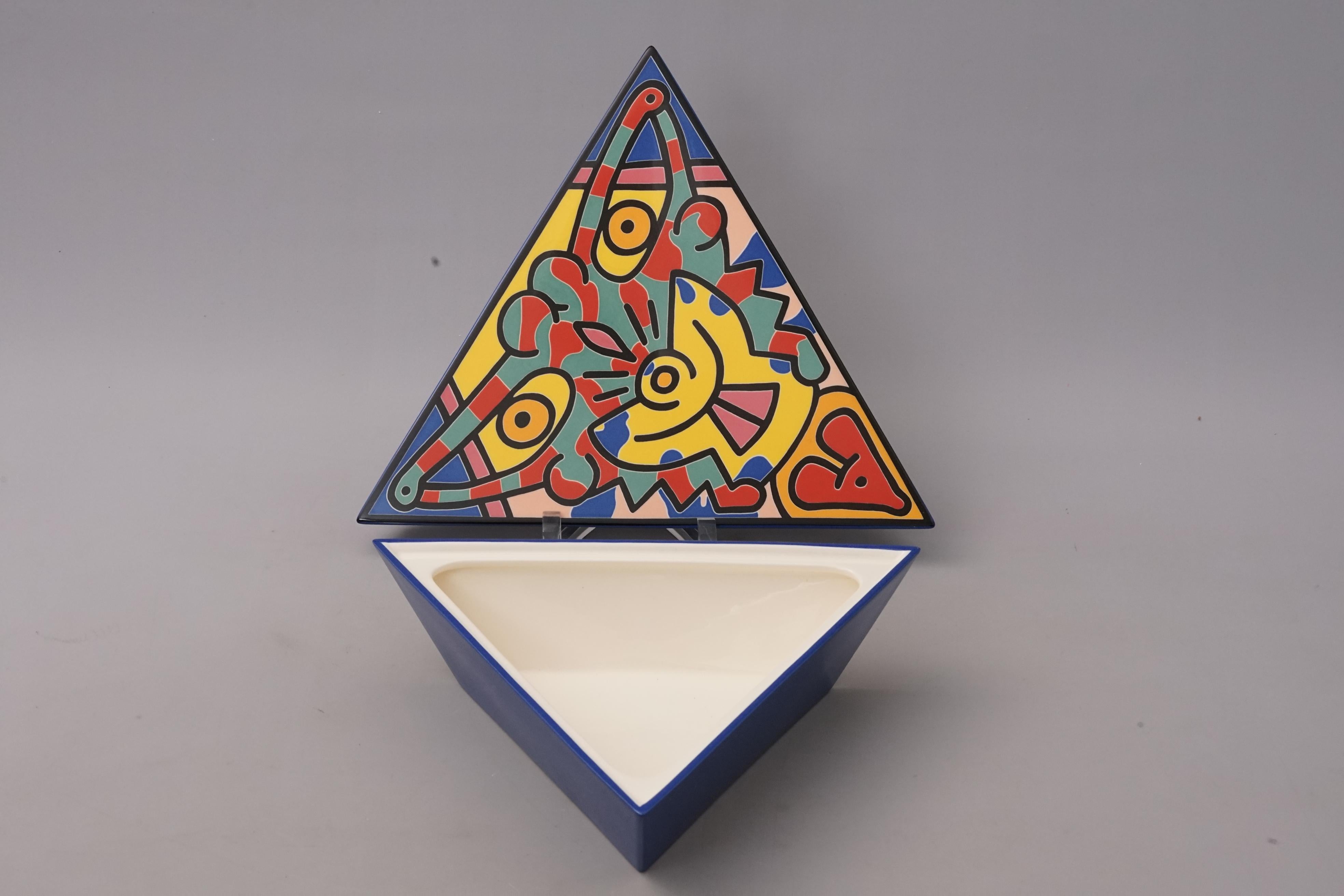 Spirit of Art No. 2 box 192/750 von Keith Haring für Villeroy & Boch, 1992 im Zustand „Hervorragend“ im Angebot in Kelkheim (Taunus), HE