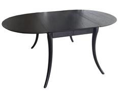 Mid-Century Ebonised Drop-Leaf Dining Table