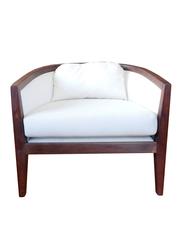 Pair of Low Barrel Back Chairs