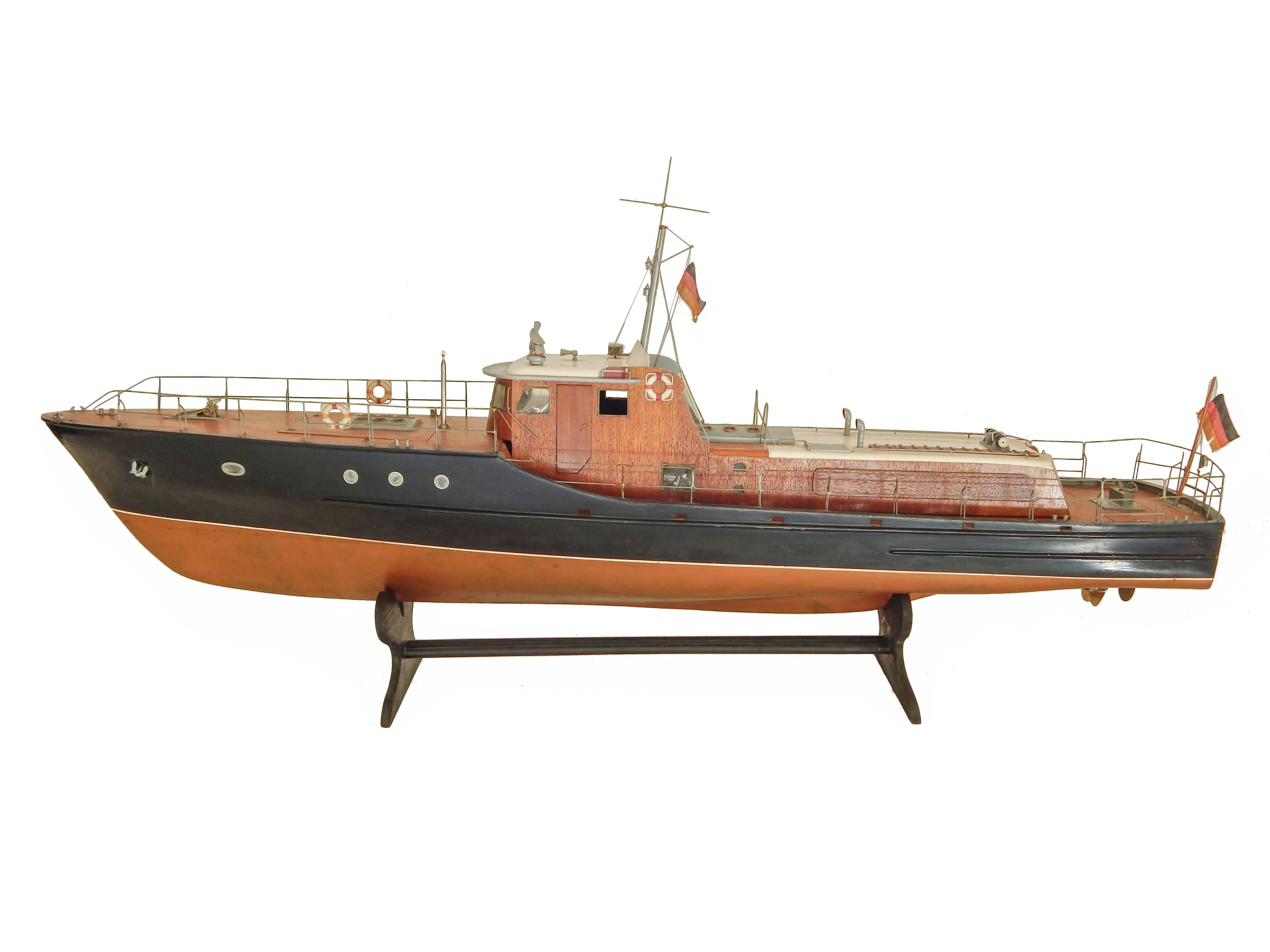 Large German Boat Model For Sale 1