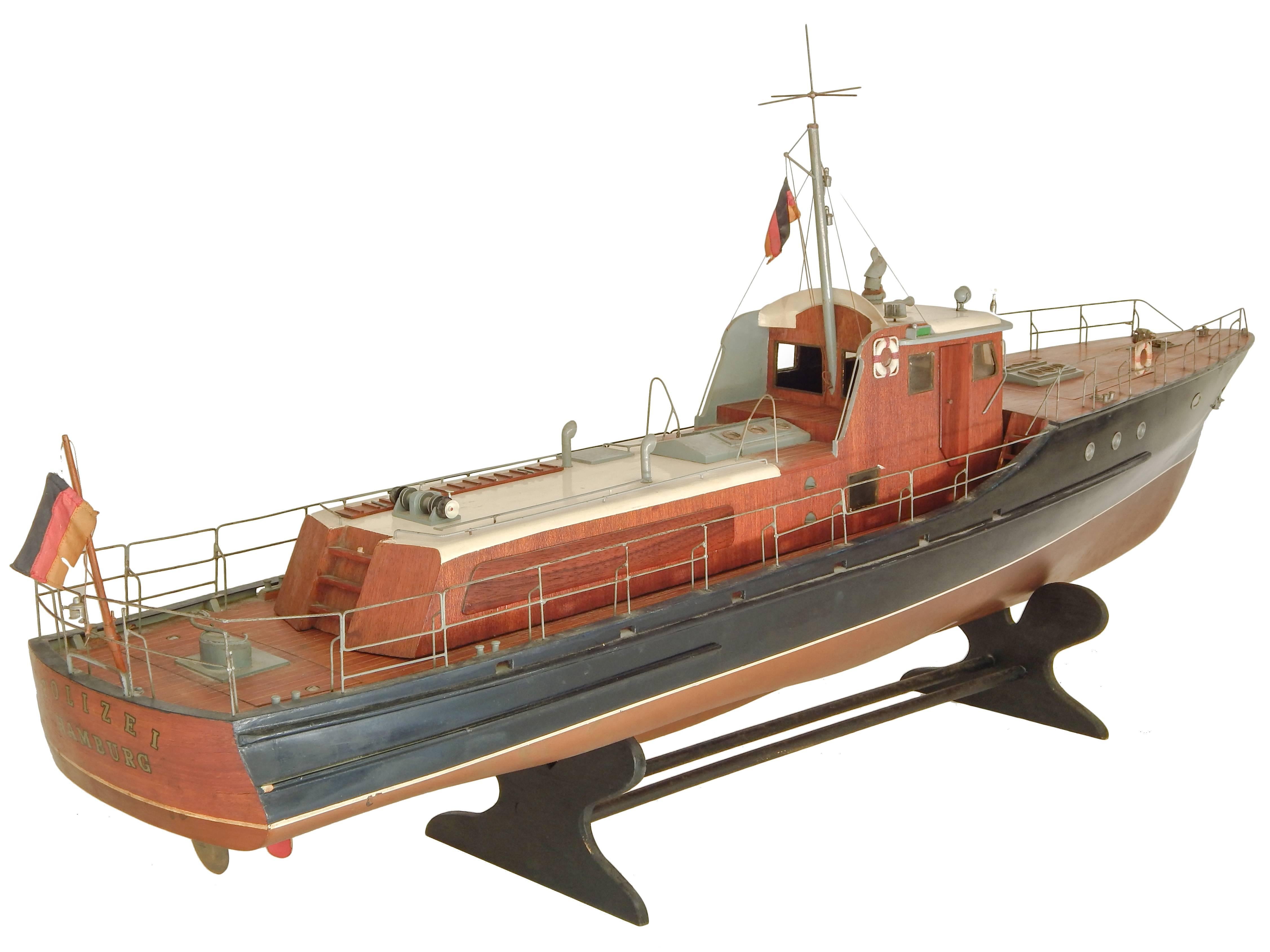 20th Century Large German Boat Model For Sale