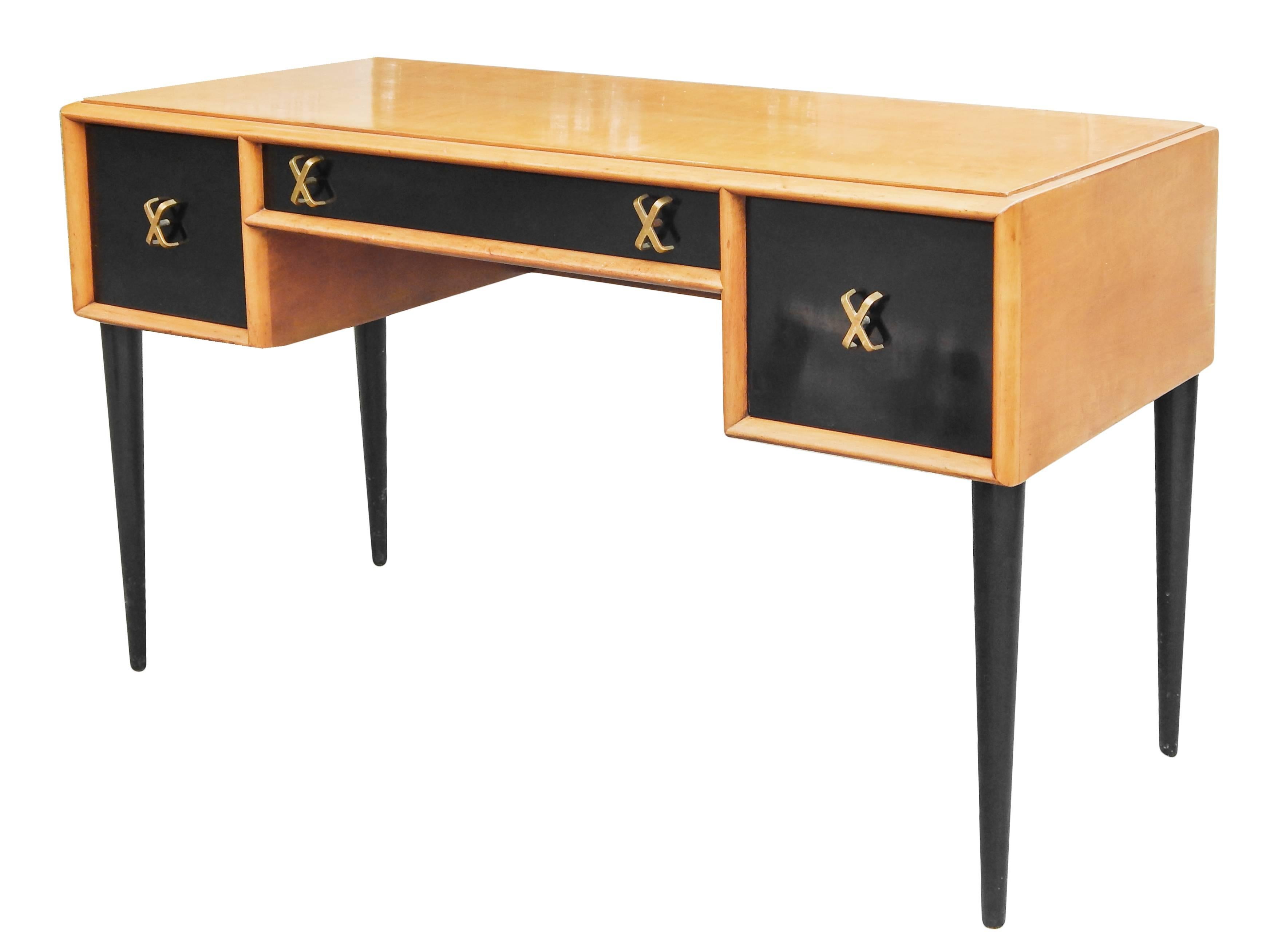 Mid-Century Modern Paul Frankl Desk in Original Finish