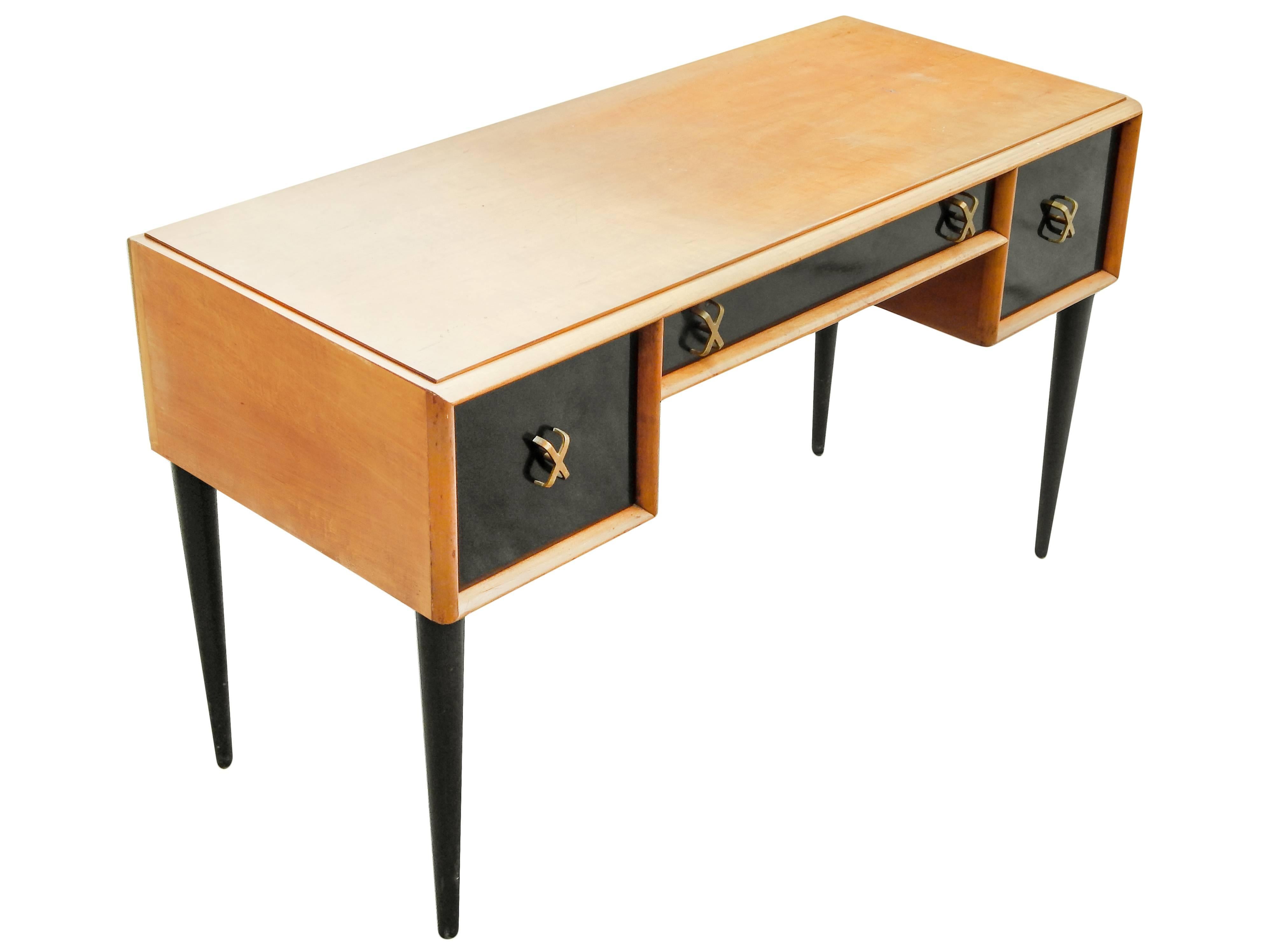 Paul Frankl Desk in Original Finish In Excellent Condition In Bridgehampton, NY