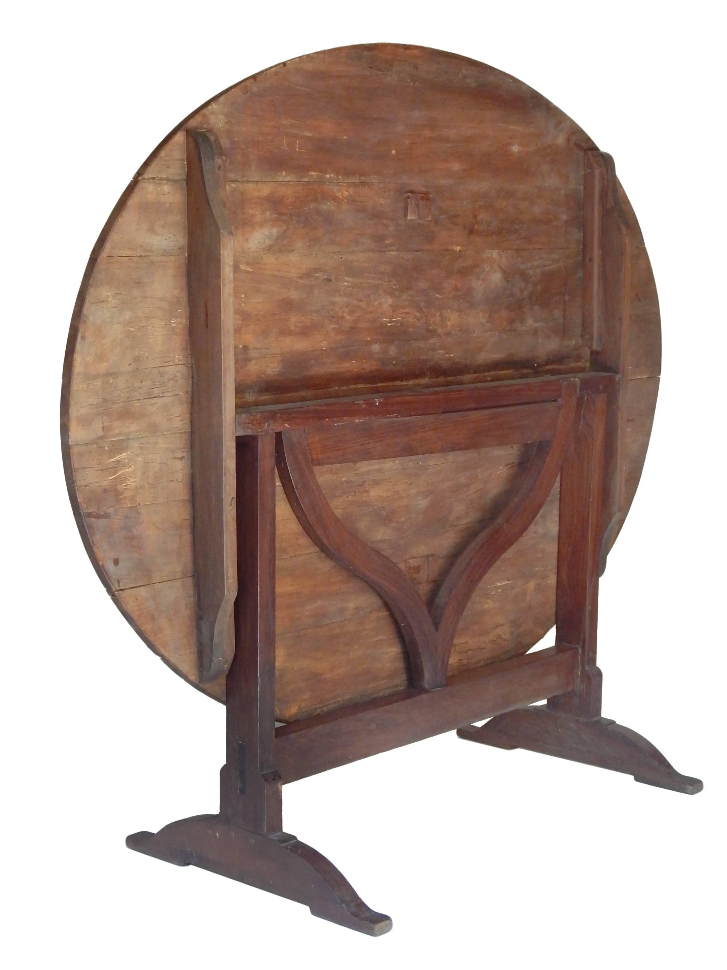 Early French Wine Tasting Table For Sale 4