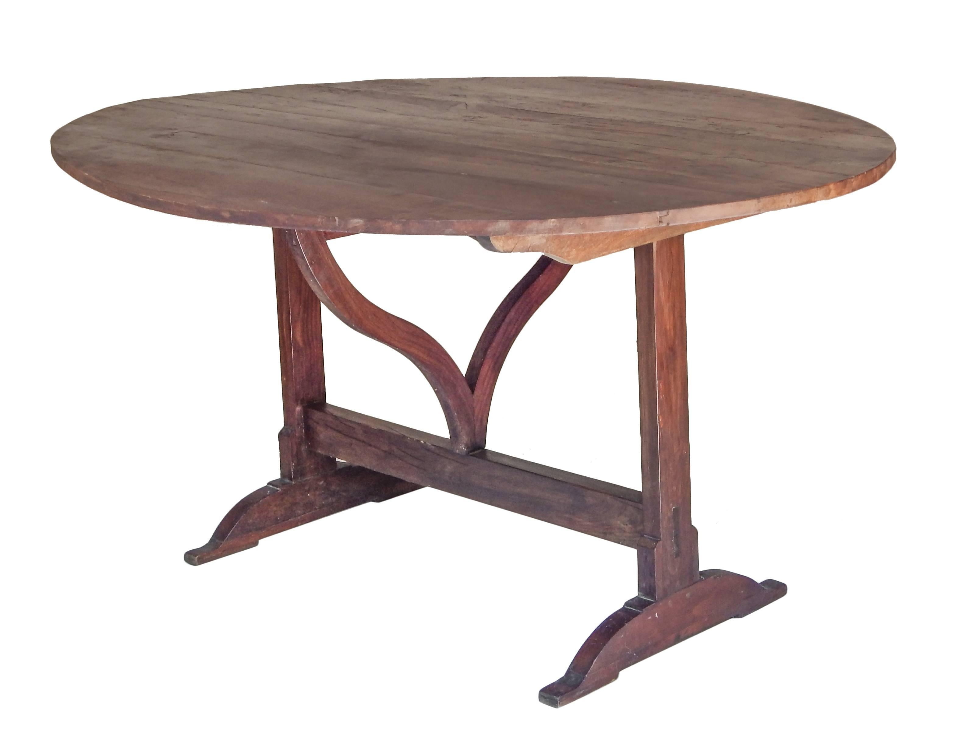 19th Century Early French Wine Tasting Table For Sale