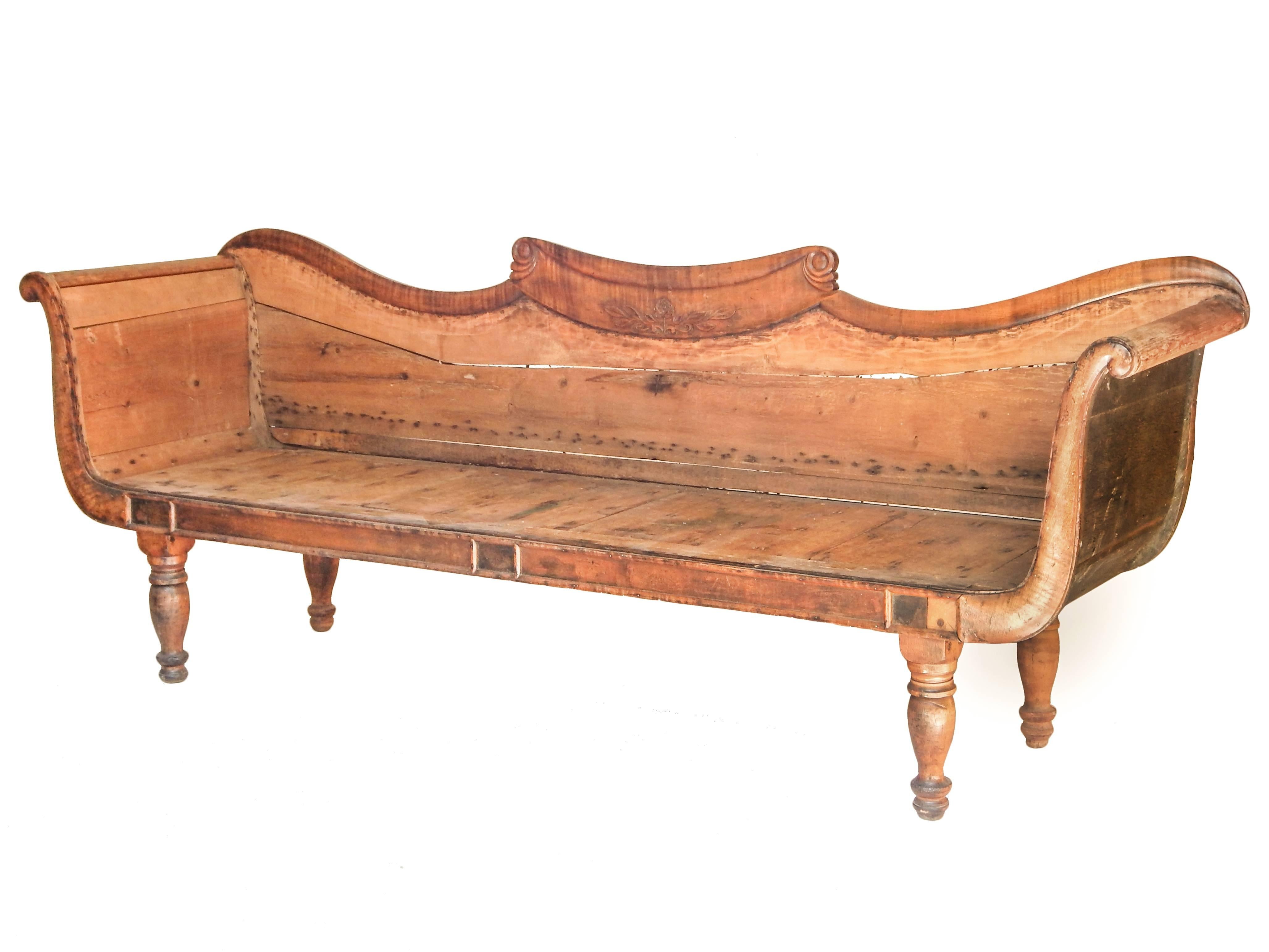 American Early New England Sofa Frame For Sale