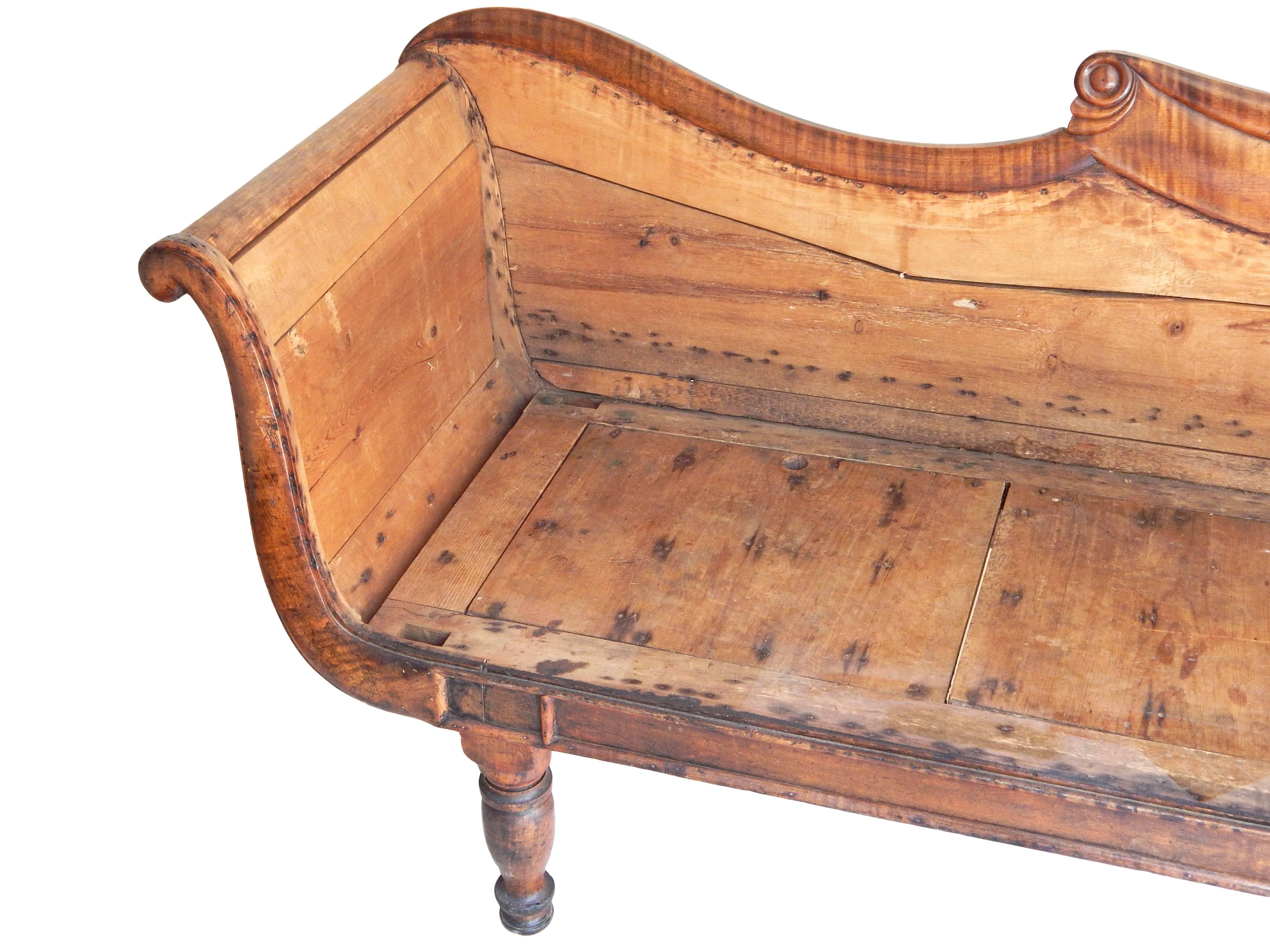 Birch Early New England Sofa Frame For Sale