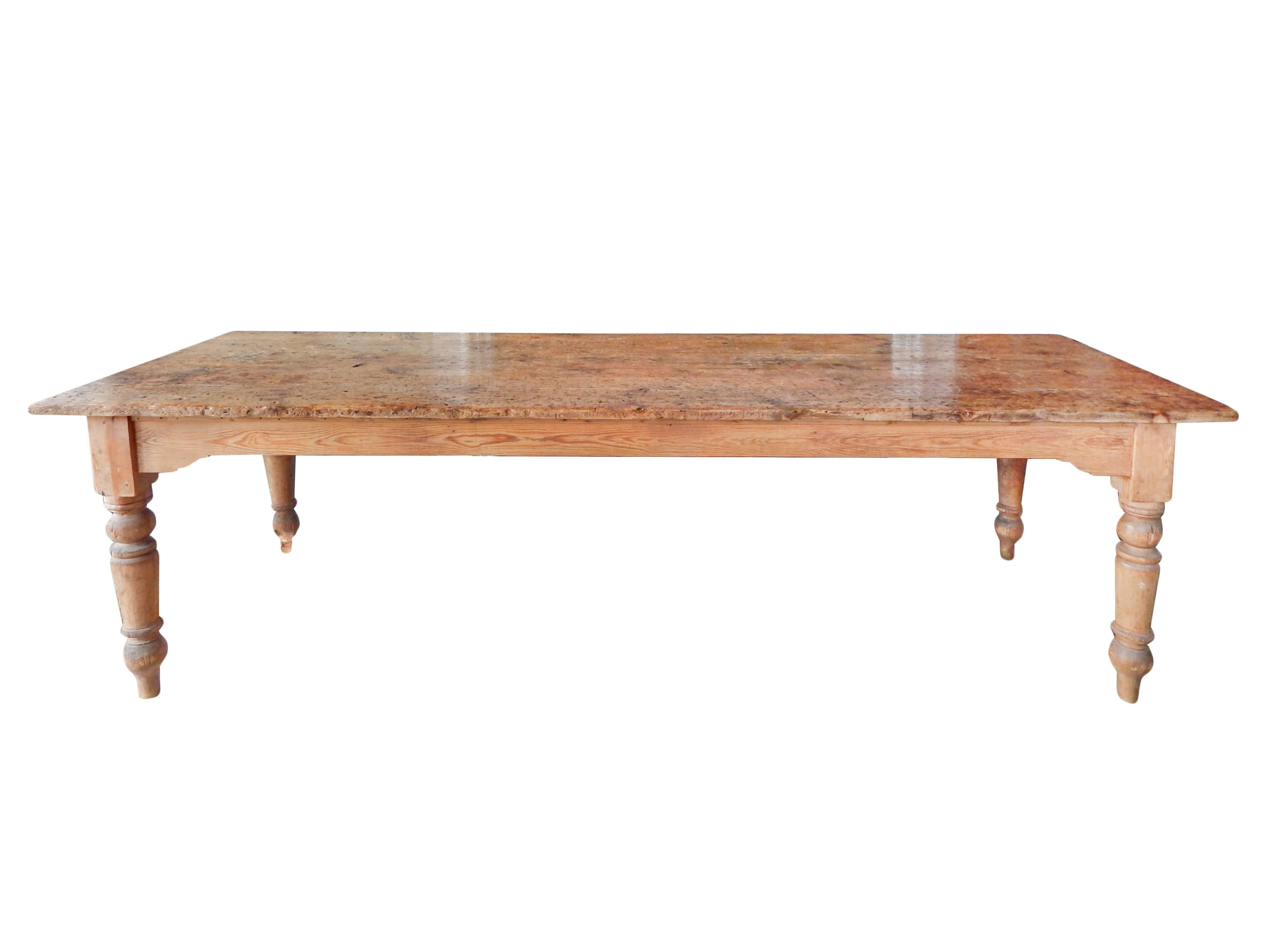 Rustic Old French Farm Table