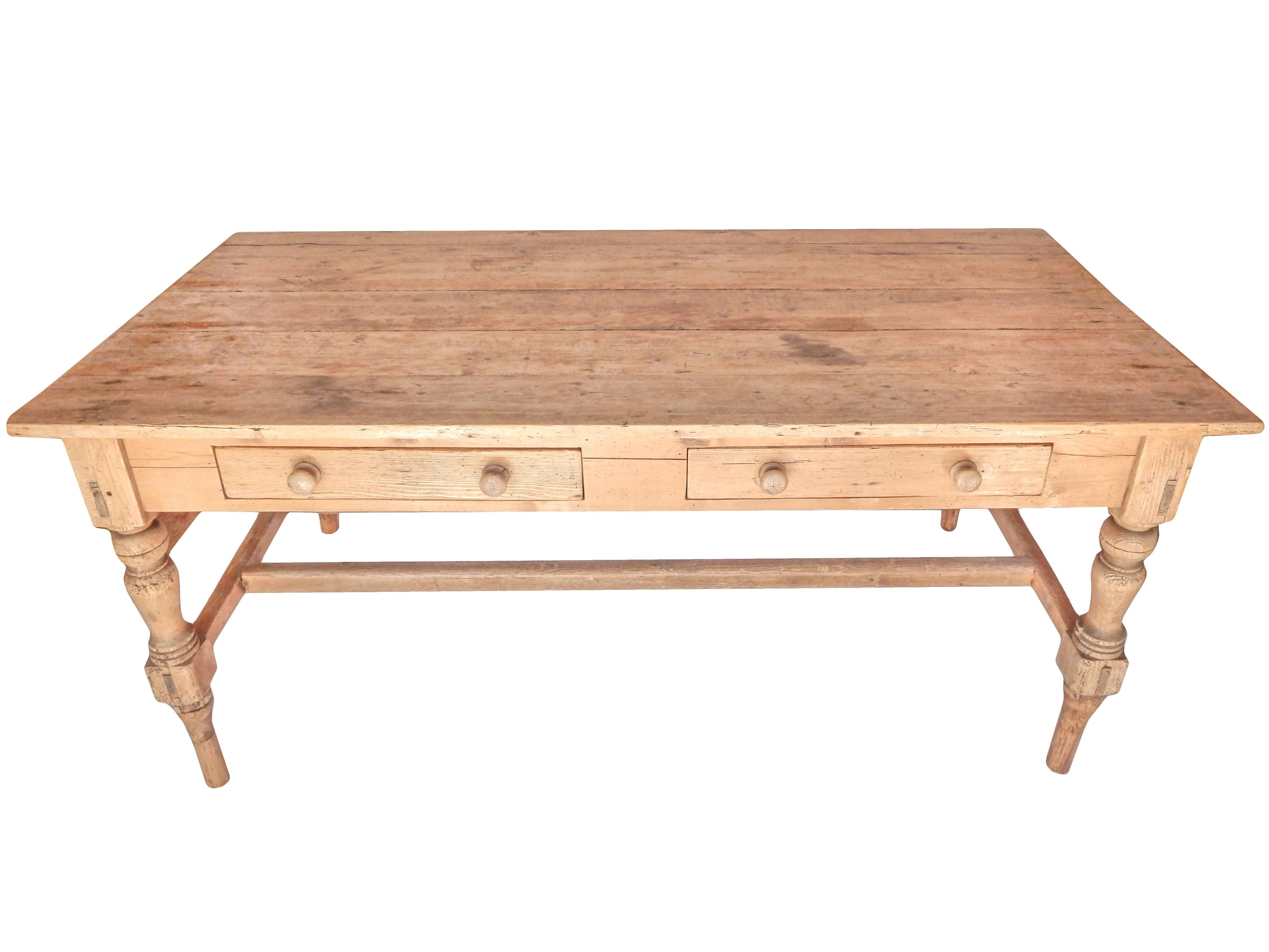 French Pine Work Table For Sale 2