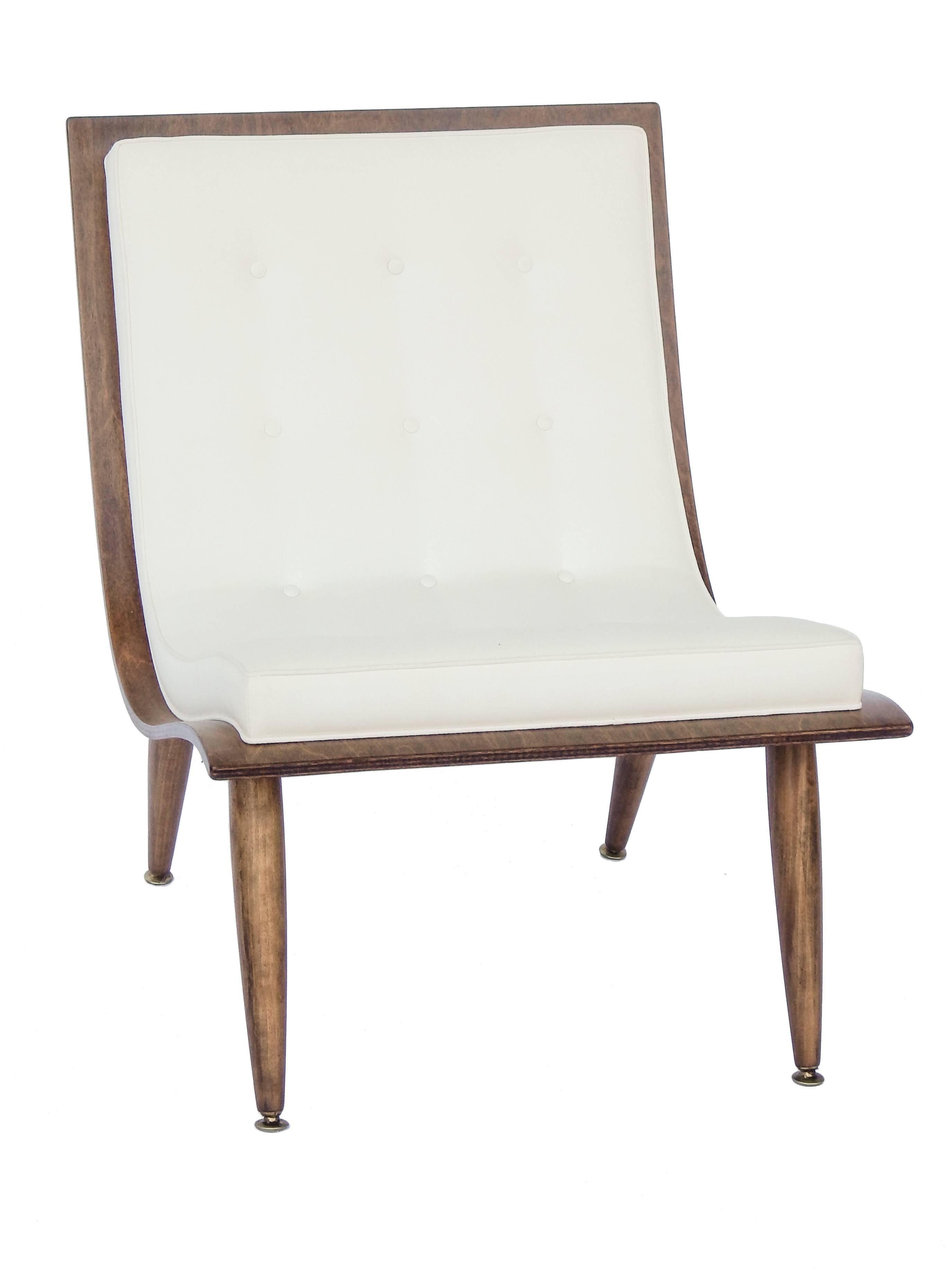 20th Century Pair of Carter Brothers Scoop Chairs For Sale