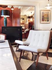 Pair of Carter Brothers Scoop Chairs