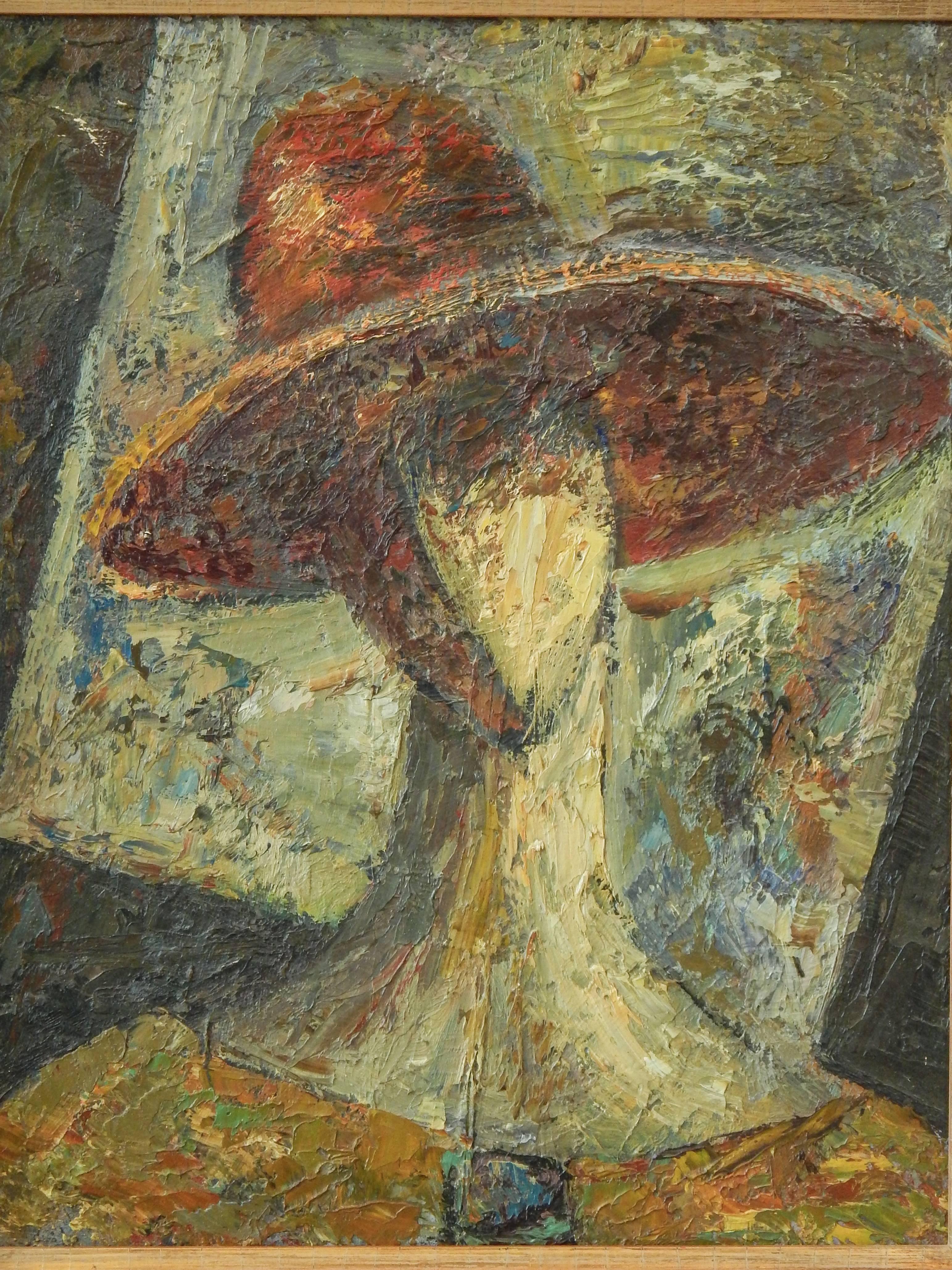 Mid-Century Modern Russian Avant Garde Painting For Sale
