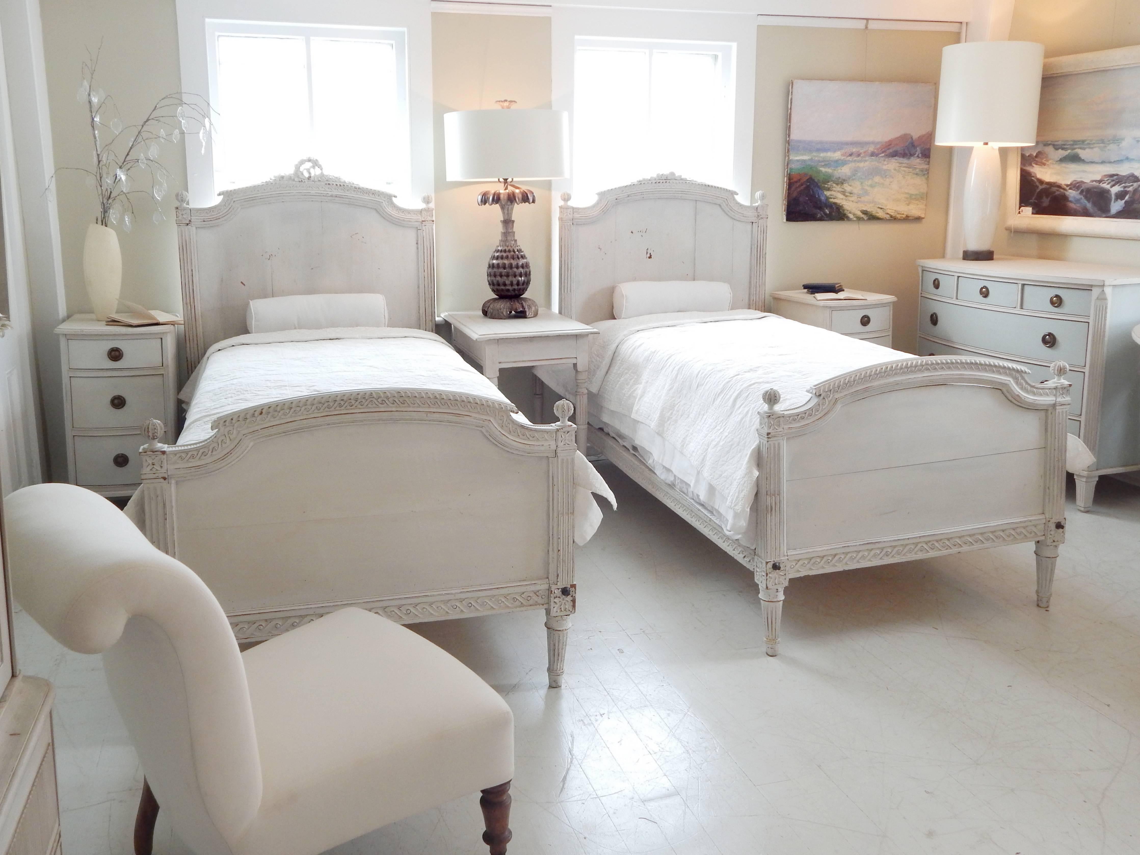 Pair of French Twin Beds 6